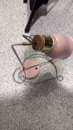 Desk Lamp - USB connector on base- Pink