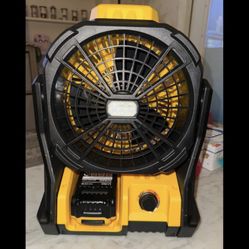 Jobsite Fan Dewalt 20v With Led Light