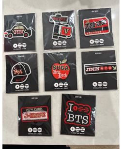 BTS New York pop up patches