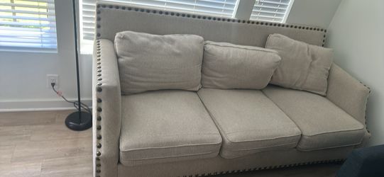 White couch ( Wayfair )