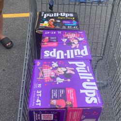 3 Boxes Of Huggies Pull-Ups 3T-4T UNOPENED BNIB