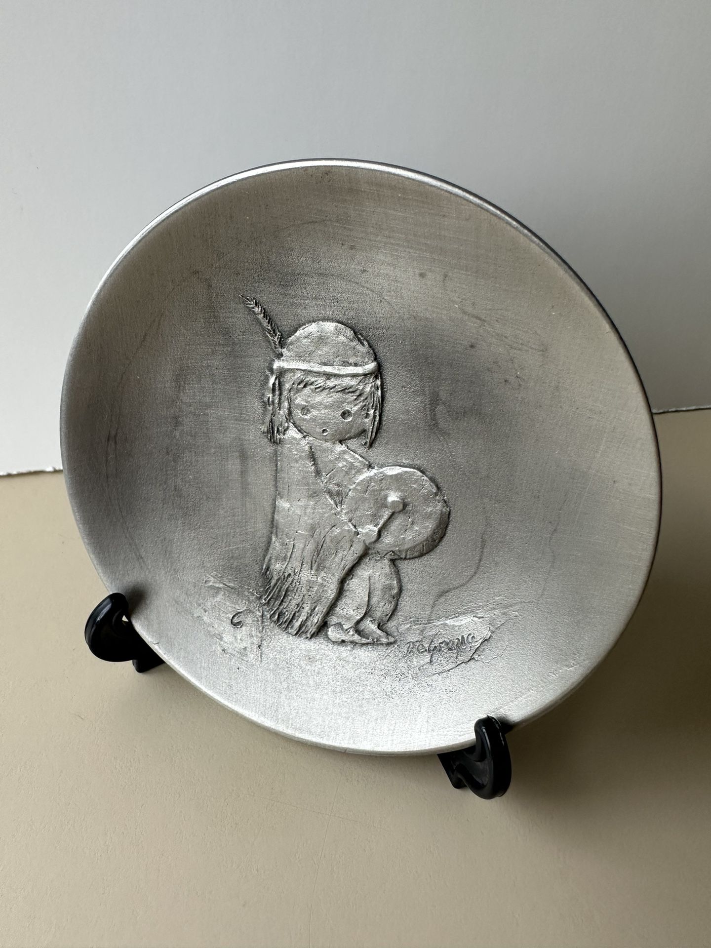 De Grazia Pewter Mini Plate