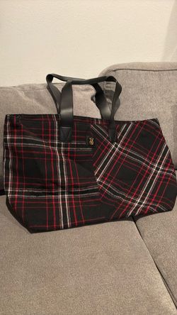 Victoria's Secret Plaid Tote Bag
