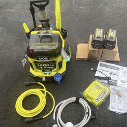RYOBI PRESSURE WASHER  40V HP Brushless Whisper Series 1500 PSI 1.2 GPM Cold Water Electric Pressure Washer (Tool Only)