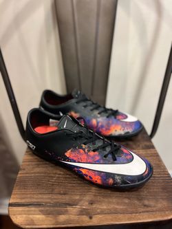 Nike Mercurial Victory V CR7 TF Turf Soccer Cleats Ronaldo 684878-018 US 9.5