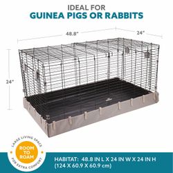 Full Cheeks™ Simple & Spacious Home, Rabbit or Guinea Pig Habitat