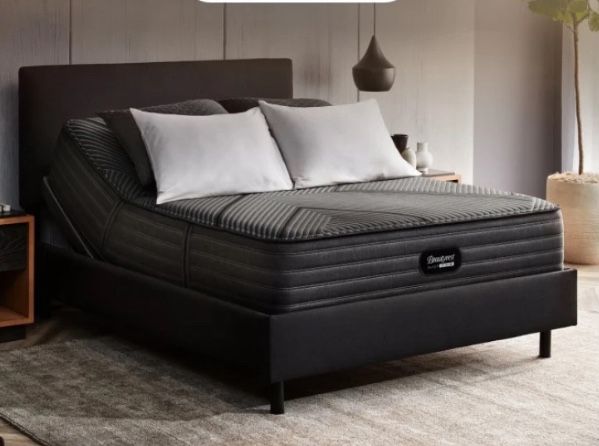 California King Size Mattress BeautyRest Black Hybrid Pillow Top 16” Inches Thick Wrapped in Plastic Direct From Factory Same Day Delivery
