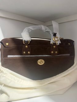 Coach Rhyder 38 Brown Suede