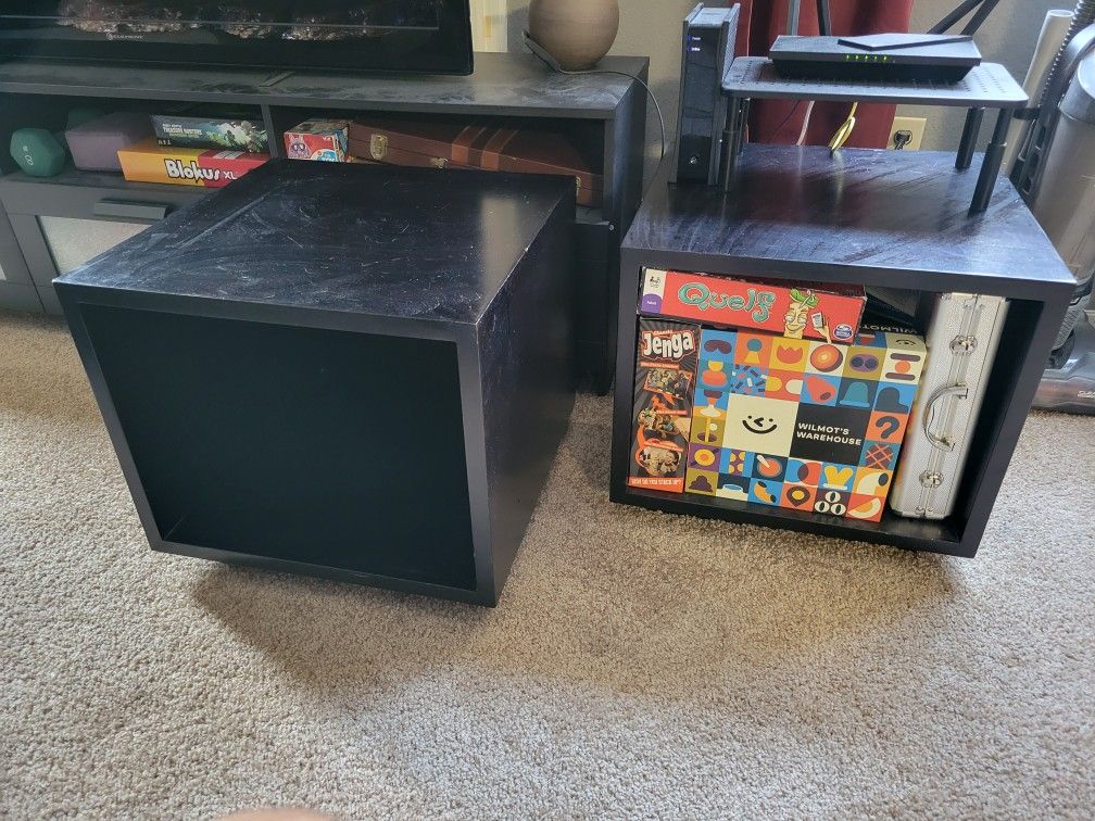 Accent Table Or Side Table Storage Cubes