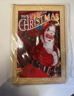 Hallmark The Night Before Christmas Jumbo Pop-Up Book With Light & Sound -Sealed