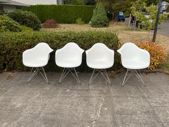 White Eames-Styled Chairs