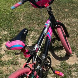 Pink Kids Bike 