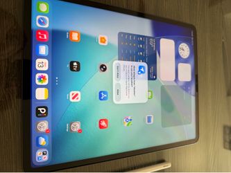 5th gen 12.9” iPad WiFi cellular with Apple Pencil screen protector case