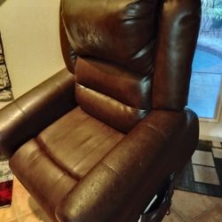 Lift Chair All Leather With Massage And Heat