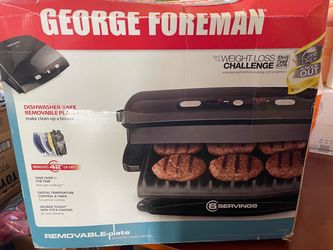 George Foreman 6-Serving Removable Plate Grill