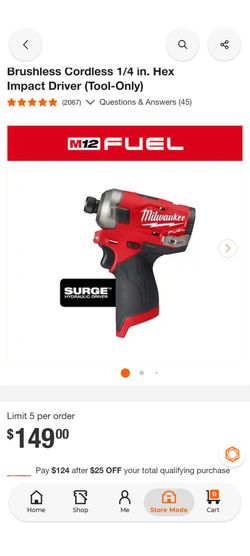 Milwaukee impact driver