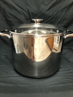 Wolfgang Puck 10qt Sainless Steel Stockpot with lid