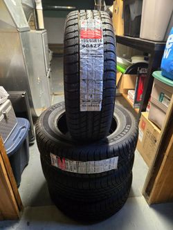 14" set of tires uniroyal tiger paws 🐾 touring