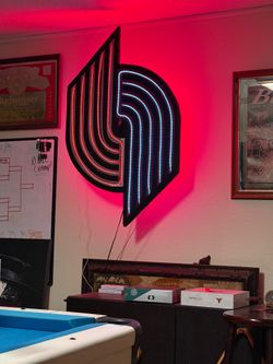 Blazers neon light