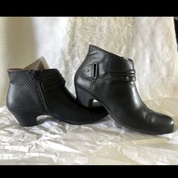 Rockport Brynn Black Ankle Boots