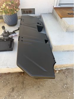Rear seat storage