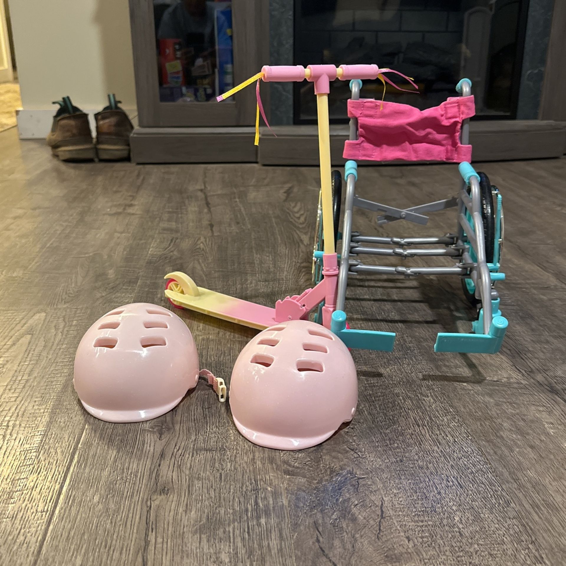American Girl Doll Wheelchair And Scooter