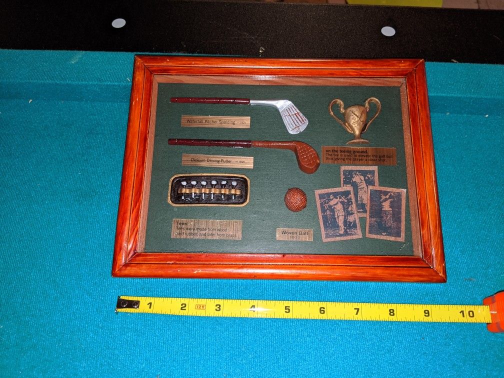 Small Golf Shadow Box