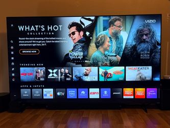 75 in 4K QLED VIZIO W/sound bar