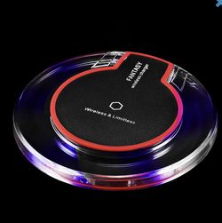 Qi Wireless Charger Pad Compatible Apple iPhone X iPhone 8/8 Plus Samsung Note 8 S8/S8 Plus/S7/S7 Edge