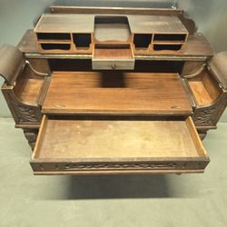 H.E. Shaw 1920s Spinet Desk