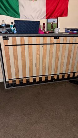 Twin low bed frame