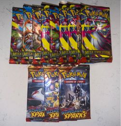 Pokemon Booster Packs – Mega Evolution & Surging Sparks