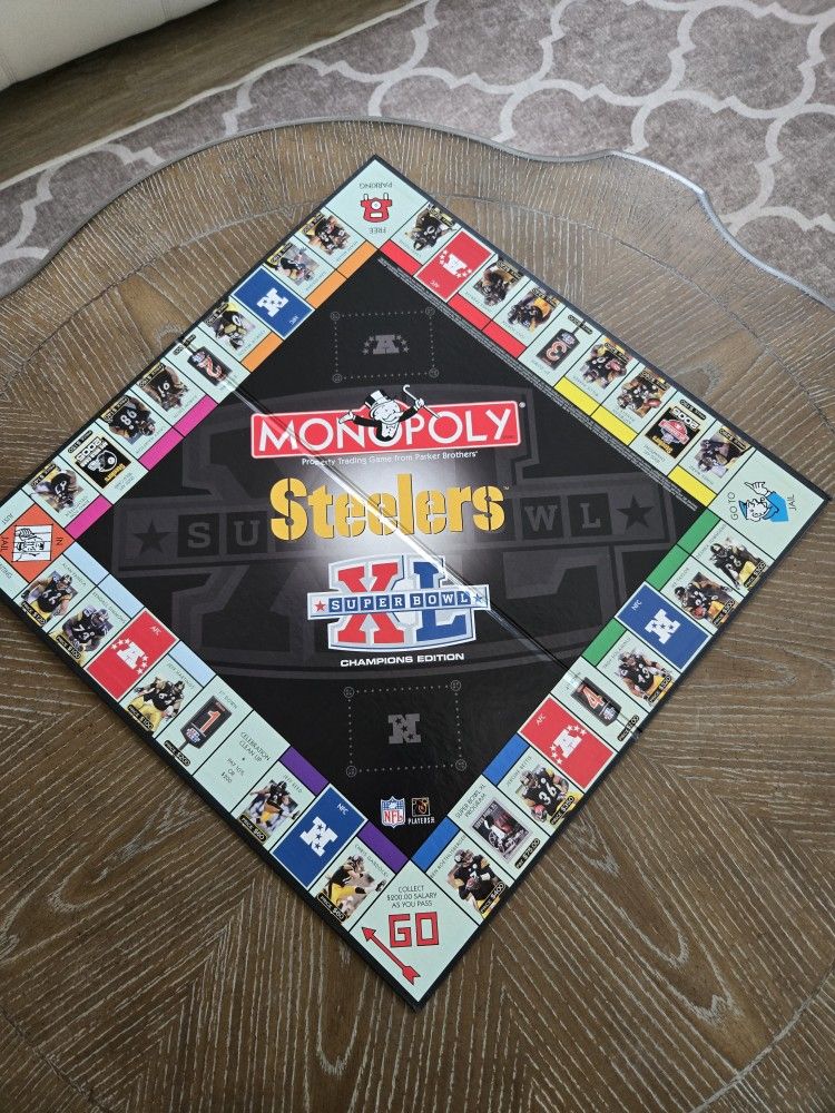 PITTSBURGH STEELERS Superbowl XL Champions Edition Monopoly Board Game