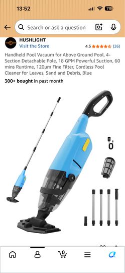 Pool  vacuum