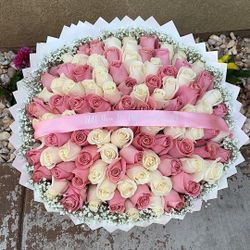 100 rose bouquet/ramo
