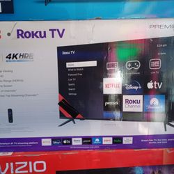 50" Screen Led Smart 4k By Jvc With Roku Streaming.  Endless Entertainment 