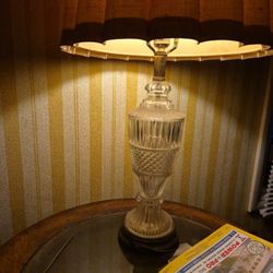 Vintage crystal glass.