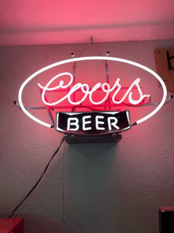 Coors Neon Sign