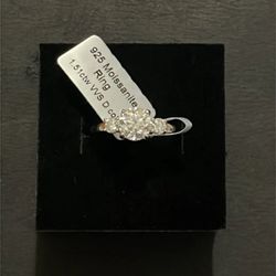Moissanite ring