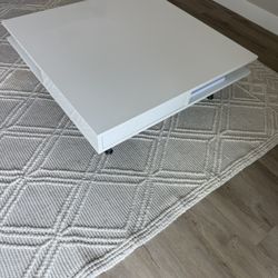 White IKEA coffee table