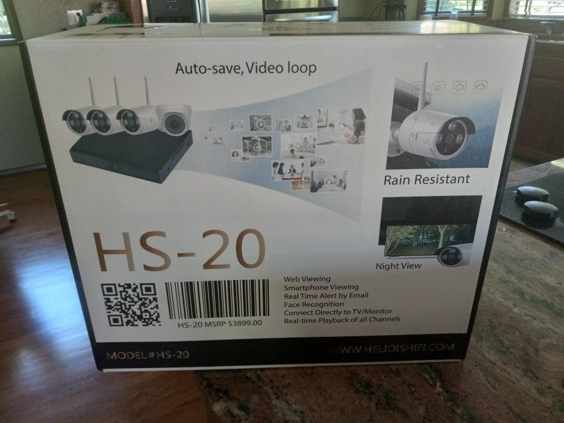 MSRP $3,899.00 NEW UNBOXED  HOME SECURITY SYSTEMHS-20  System - HELIOIS HIFI