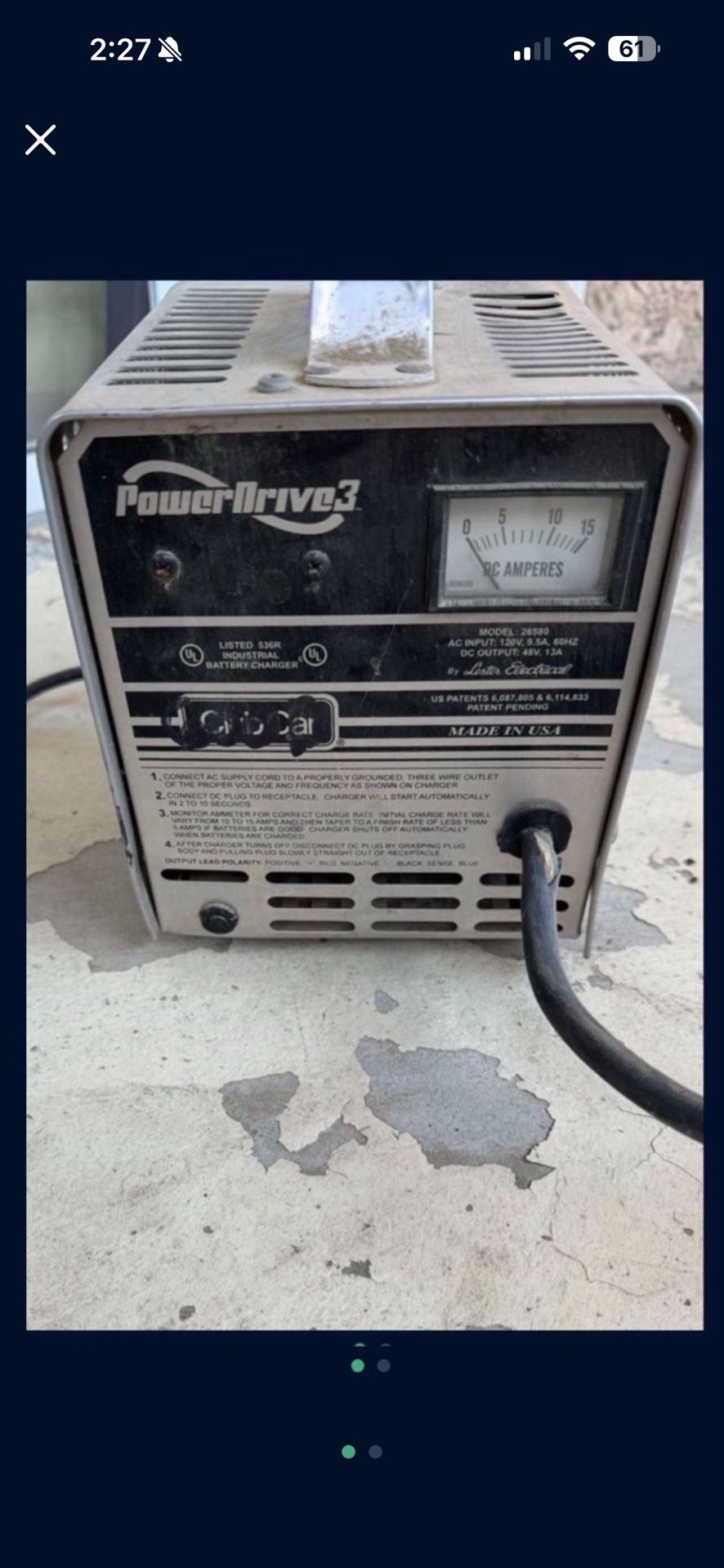 48 Volt Golf Cart Charger 