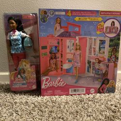 Barbie Doll W/ Barbie Getaway House
