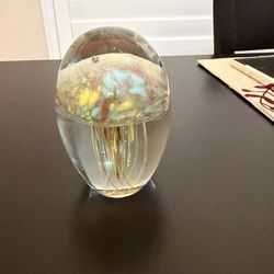 Art Glass Jellyfish Paperweight from Texas State Aquarium