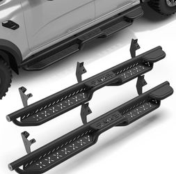 Pofenze Ford Ranger Running Boards Side Steps For 2019-2026 Ford Ranger Super Crew Black Nerf Bars Brand New still in the box E474