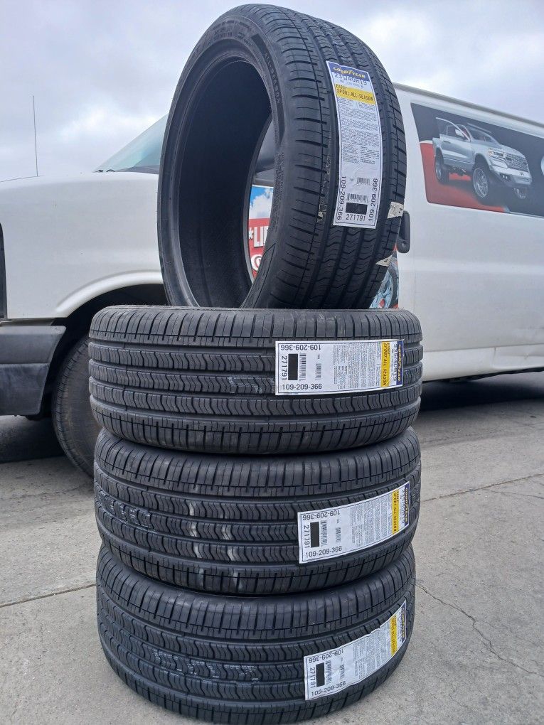 Tires New Goodyear Eagle Sport All Season $590 Set Of Four Install Mount And Balance Financial Services Available No Credit Need