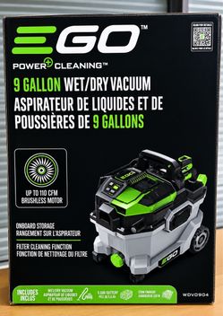 🧹 EGO 9 Gallon Wet/Dry Vacuum