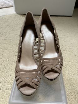 Nine West 6 1/2” Suede Heels