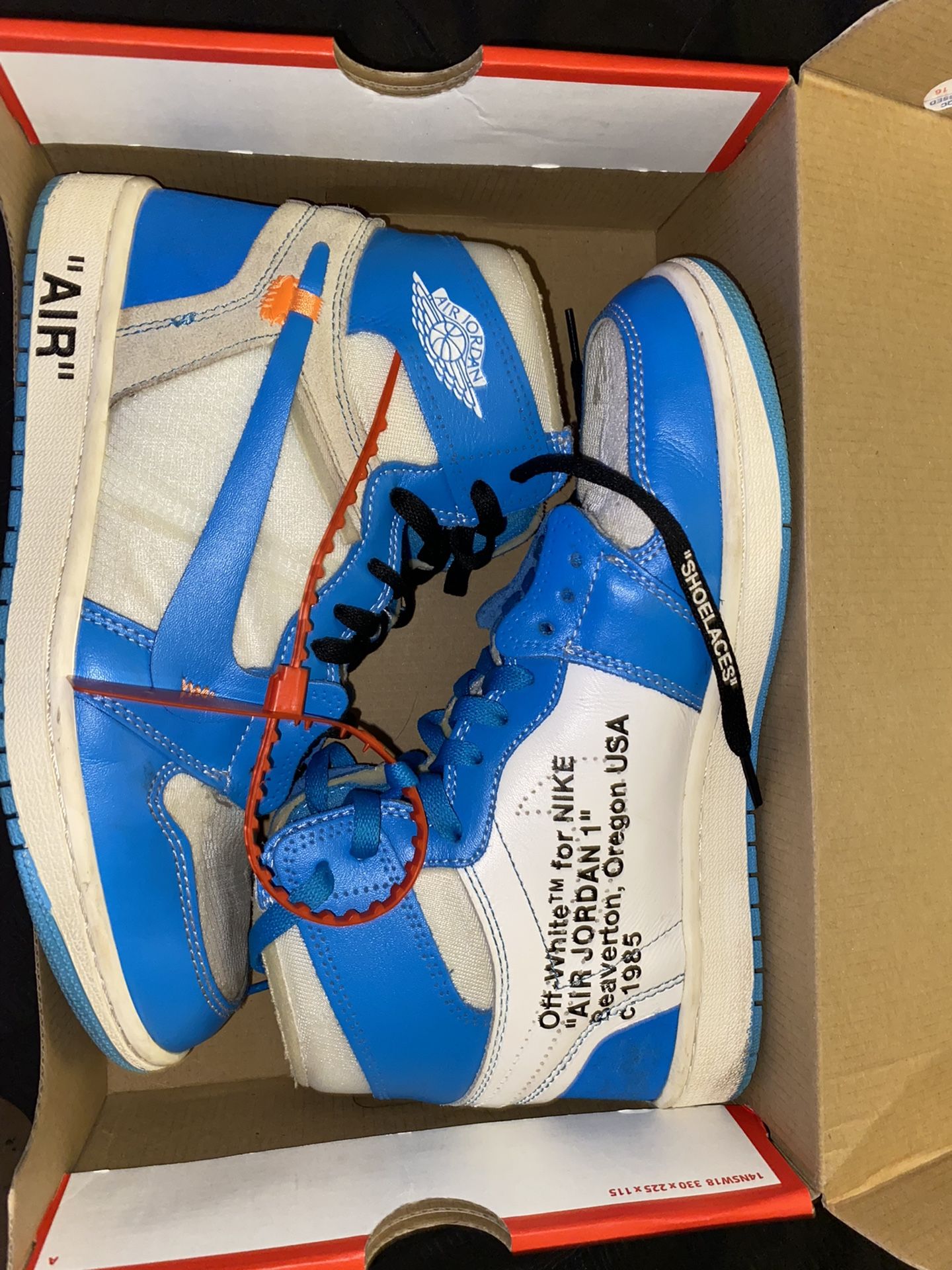 Unc Off White Jordan Ones