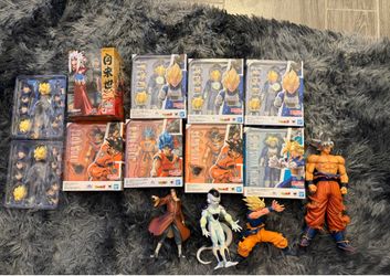 SHF dbz, jiraiya and other figs